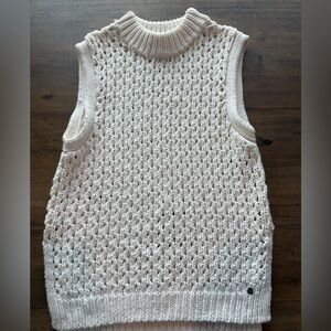Roxy Cream Sleeveless Knit Top